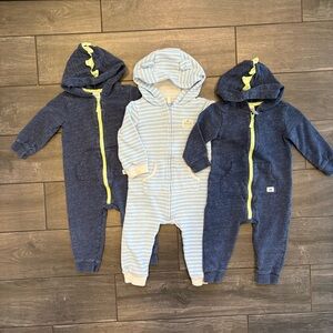 Carter's Navy and Light Blue Kids Footies